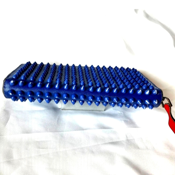 Christian Louboutin Panettone blue spiked long wallet - Picture 4 of 16